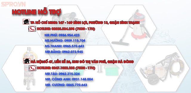 Máy rửa xịt rửa cao áp projet P55 áp lực nước 200bar