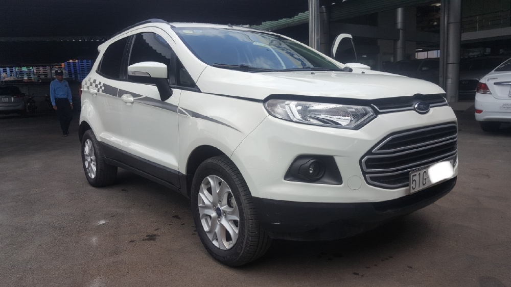 Bán Ecosport 1.5MT 2017, màu trắng, đúng chất, biển TP, giá TL, giá TL, hổ trợ góp
