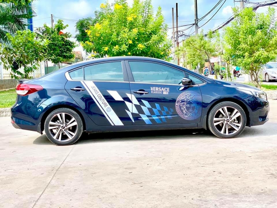 Cần bán xe Cerato 2017 số tự động, màu xanh