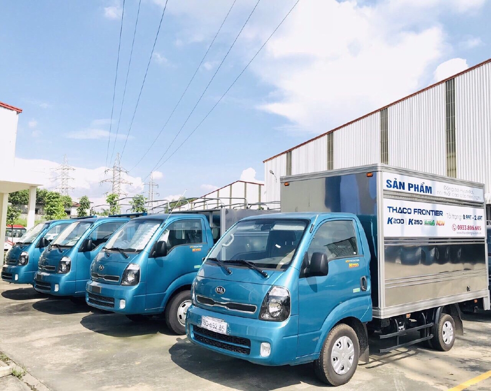 Giá xe tải KIA HYUNDAI THACO tại Bà Rịa Vũng Tàu.