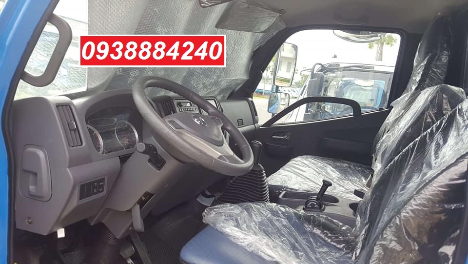 Bán trả góp xe tải Thaco Ollin700.E4 ga điện 7 tấn thùng 5.8 mét Long An Tiền Giang Bến Tre (xe trường lái)