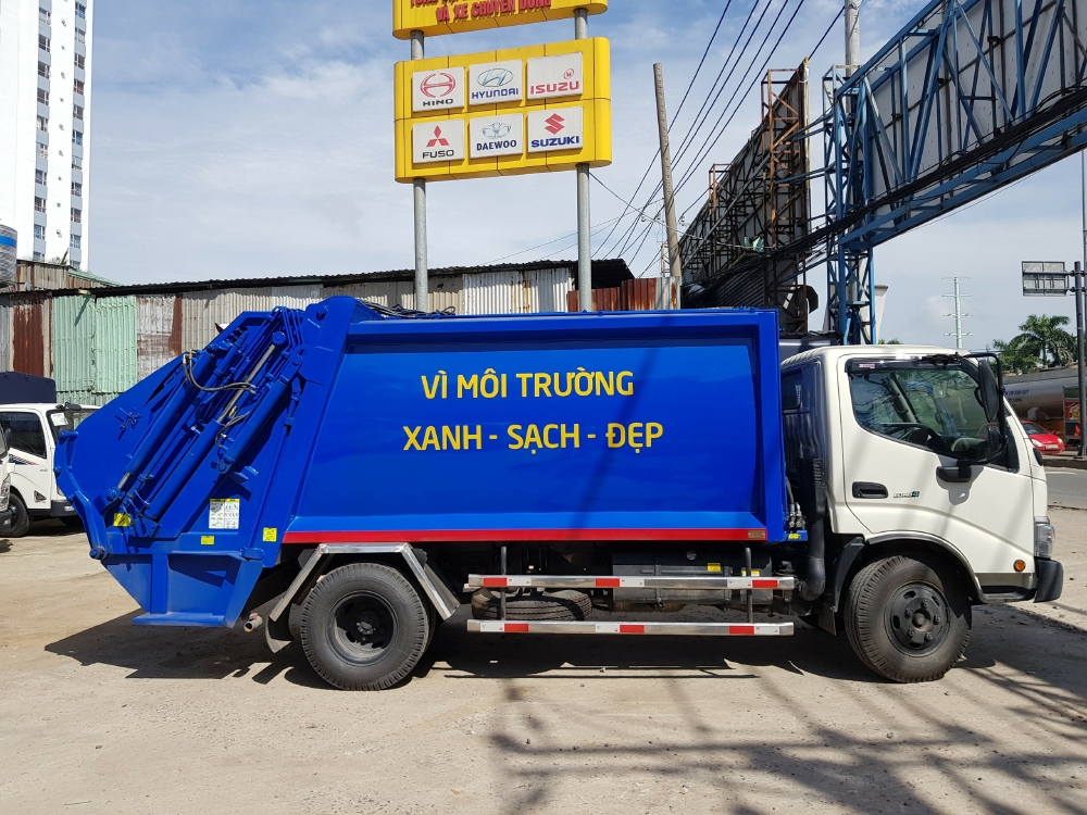 Xe tải Chuyên Dùng CHỞ RÁC HINO DUTRO XZU342L (6 khối)- Trả Góp