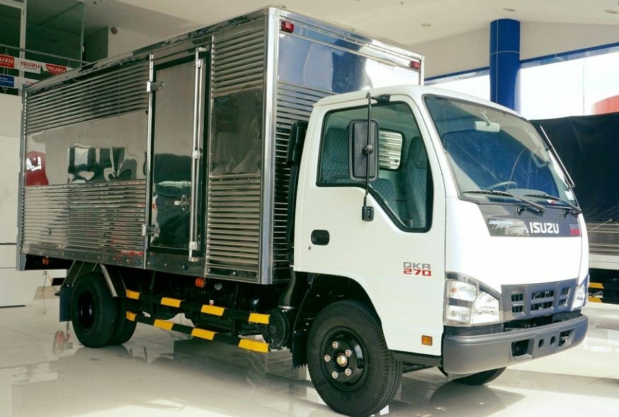 Giá xe tải isuzu 2.250kg - Thùng kín 4,4m ô tô Phú Mẫn
