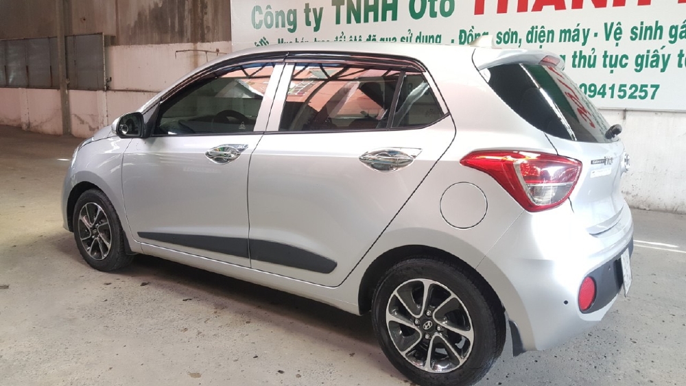 Hãng bán i10 HB 1.2AT 2017, màu bạc, đúng chất, biển TP, giá TL, hổ trợ góp