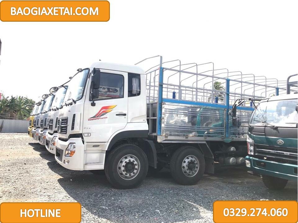 Xe tải 4 Chân Dongfeng YC310 Hoàng Huy, Ga cơ duy nhất 2017, Giá tốt nhất hiện nay