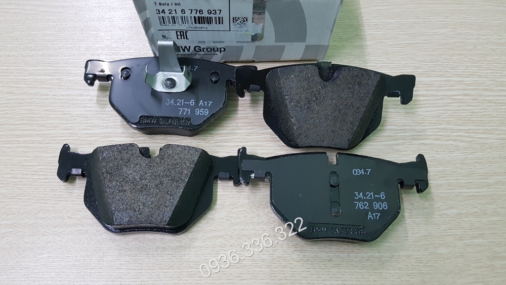 34216776937 Má phanh (bố thắng) sau BMW X5 E70