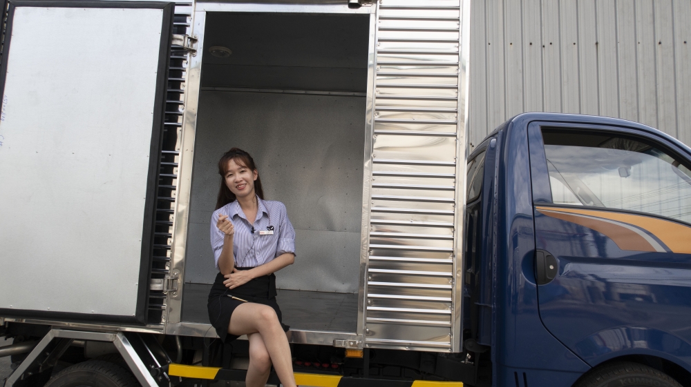 Xe Tải Hyundai Porter h150 thùng kín 990kg-1T2-1T4, Trả Góp 90%