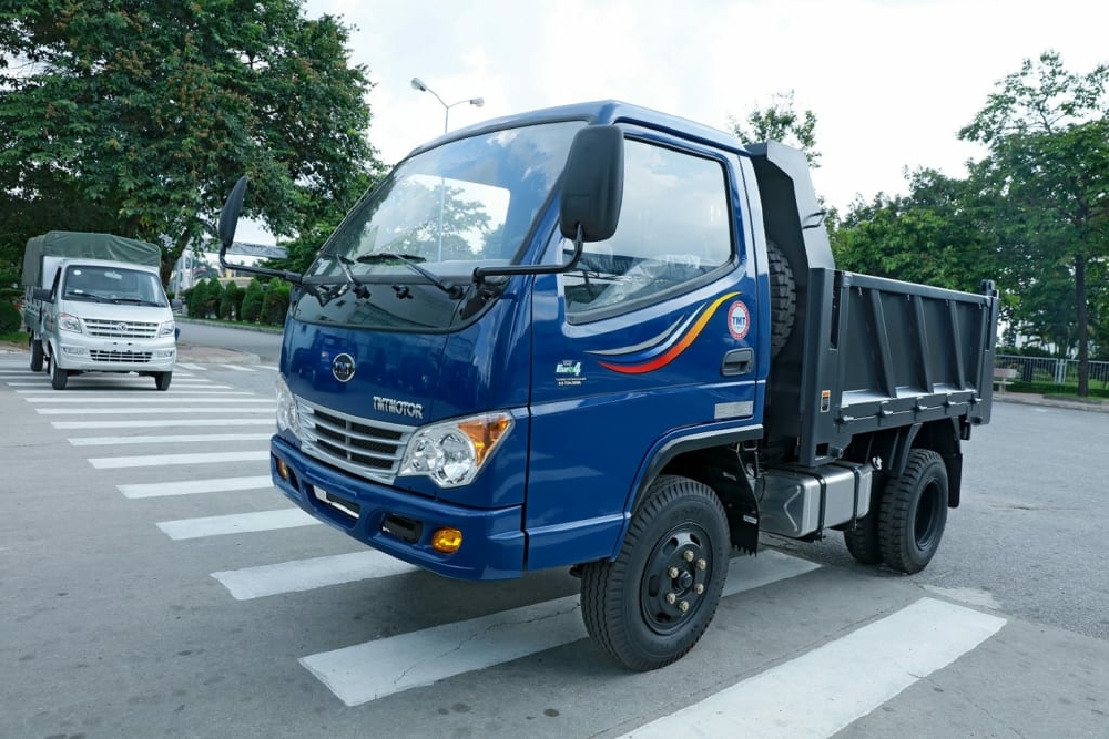 Xe ben ZIBO 3 tấn 5 lắp rắp tại cửu long