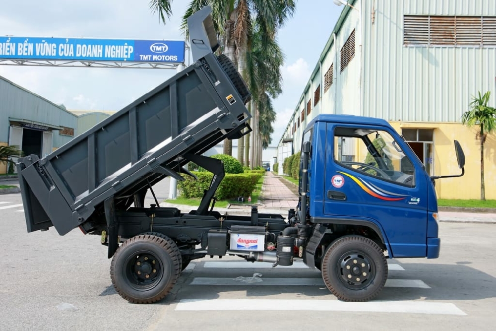Xe ben ZIBO 3 tấn 5 lắp rắp tại cửu long