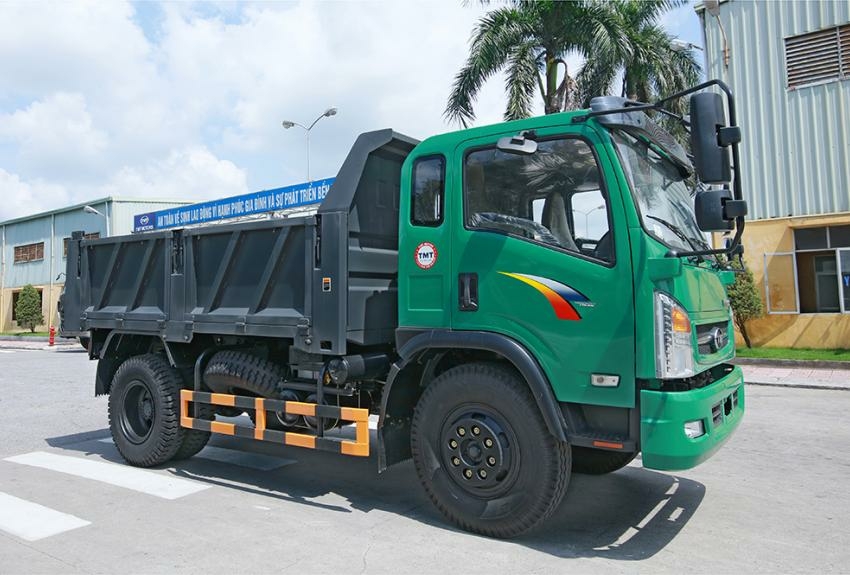xe ben sinotruck 9 tấn 5 giảm giá trong tháng 8