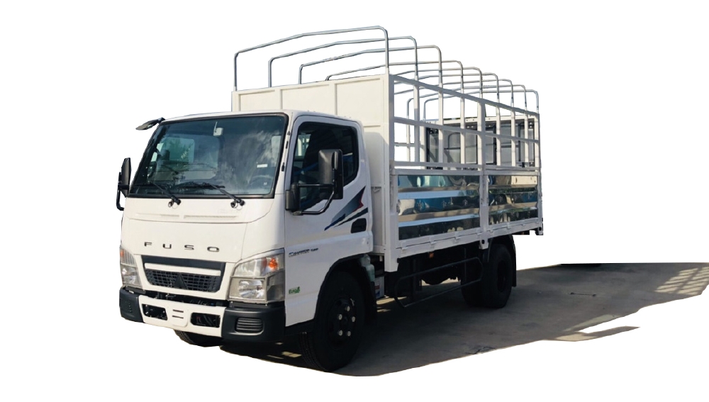 XE TẢI FUSO CANTER4.99 , THÙNG DÀI 4.35M, TẢI 2.1 TẤN, XE NHẬT 100%.