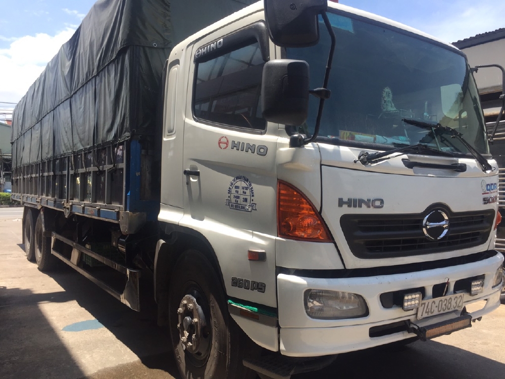 HINO FL 500 series 15 tấn 3 chân 2015 thùng dài giá tốt min