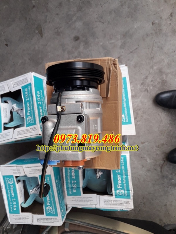 Lốc điều hòa máy xúc Doosan 140