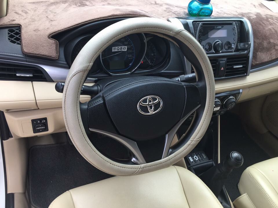 Cần đổi xe bán Vios 2018 màu trắng số sàn xe gia đình không kinh doanh