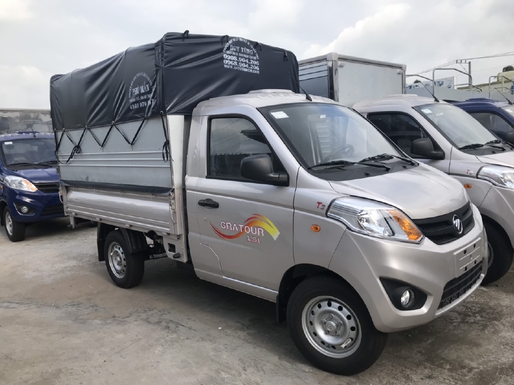 Giá xe tải nhẹ Foton Gratour T3 990kg thùng kín Hỗ trợ trả góp 80% LS thấp