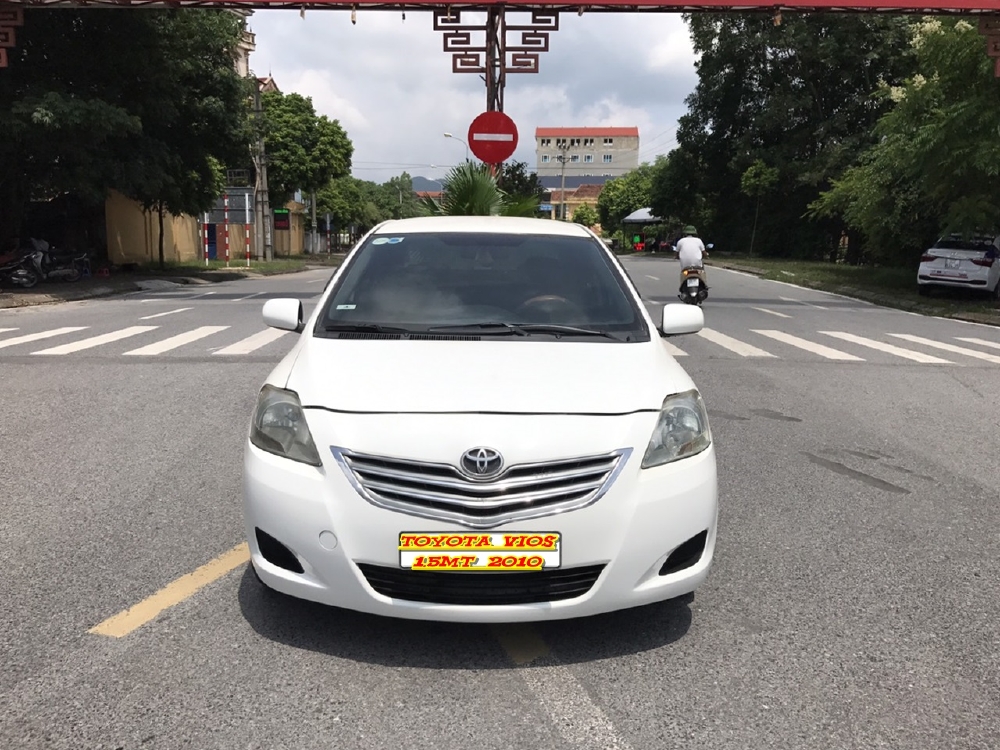 Toyota Vios 1.5MT đời 2010, màu trắng. Nói k với lỗi nhỏ. Cực Chất Luôn!