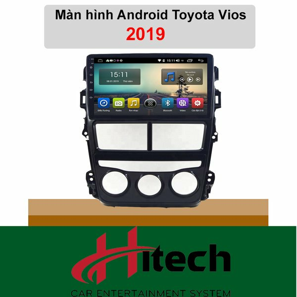 Màn Hình Android Toyota Yaris 2019 Thương Hiệu Hitech Pro.