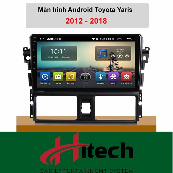Màn hình Android Toyota Yaris 2012 - 2018 Hitech Pro