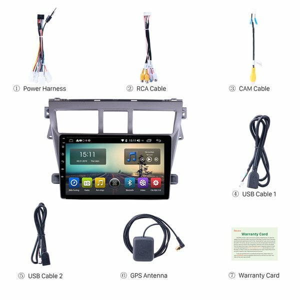 Màn Hình Android Toyota Vios 2008 2009 2010 2011 2012 Thương Hiệu Hitech Pro. 