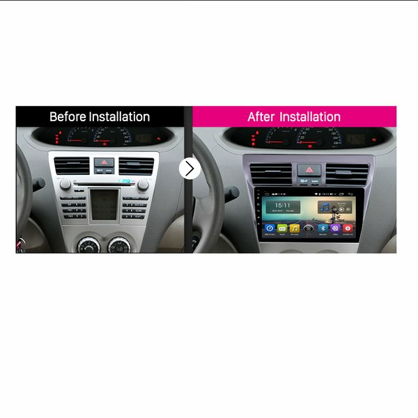 Màn hình Android Toyota Yaris 2008-2012 Hitech Pro