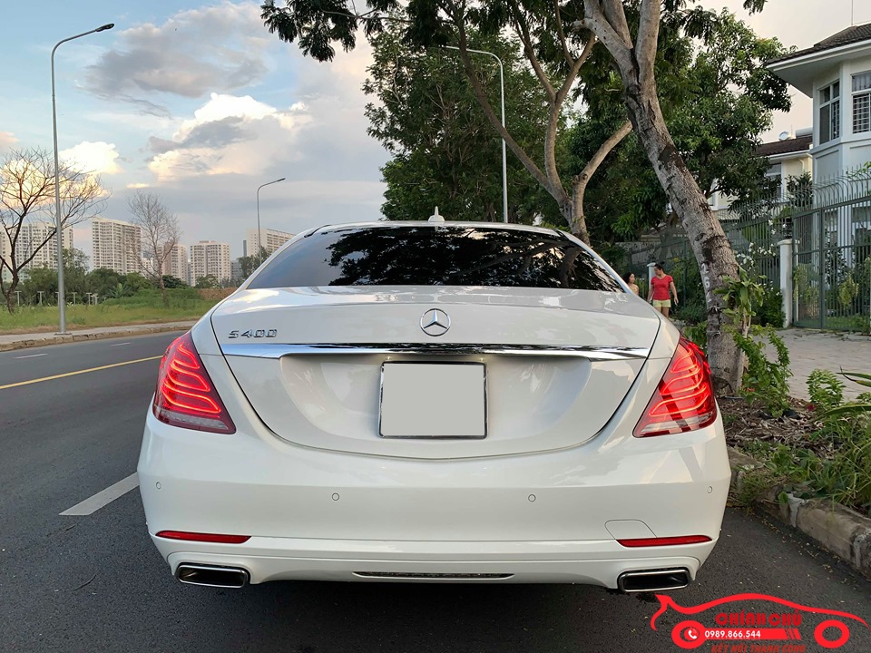 Chính chủ bán Mercedes S400 màu trắng model 2017 giá tốt