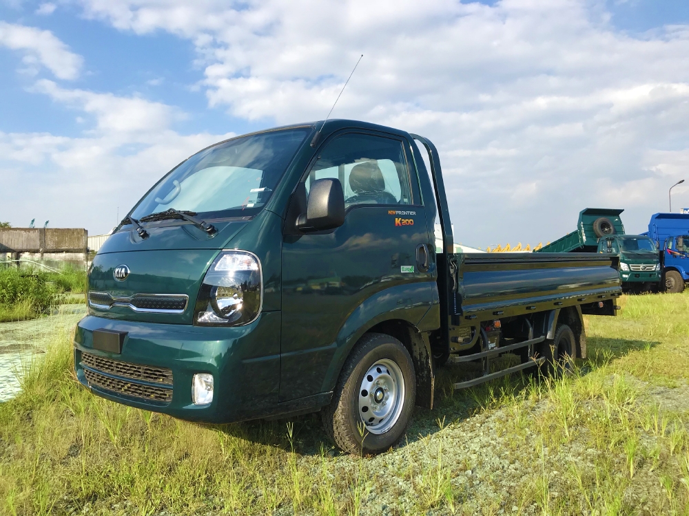 Xe Tải Kia K200 Thùng Lửng 2 tấn Xanh Rêu