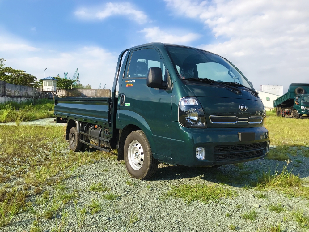Xe Tải Kia K200 Thùng Lửng 2 tấn Xanh Rêu