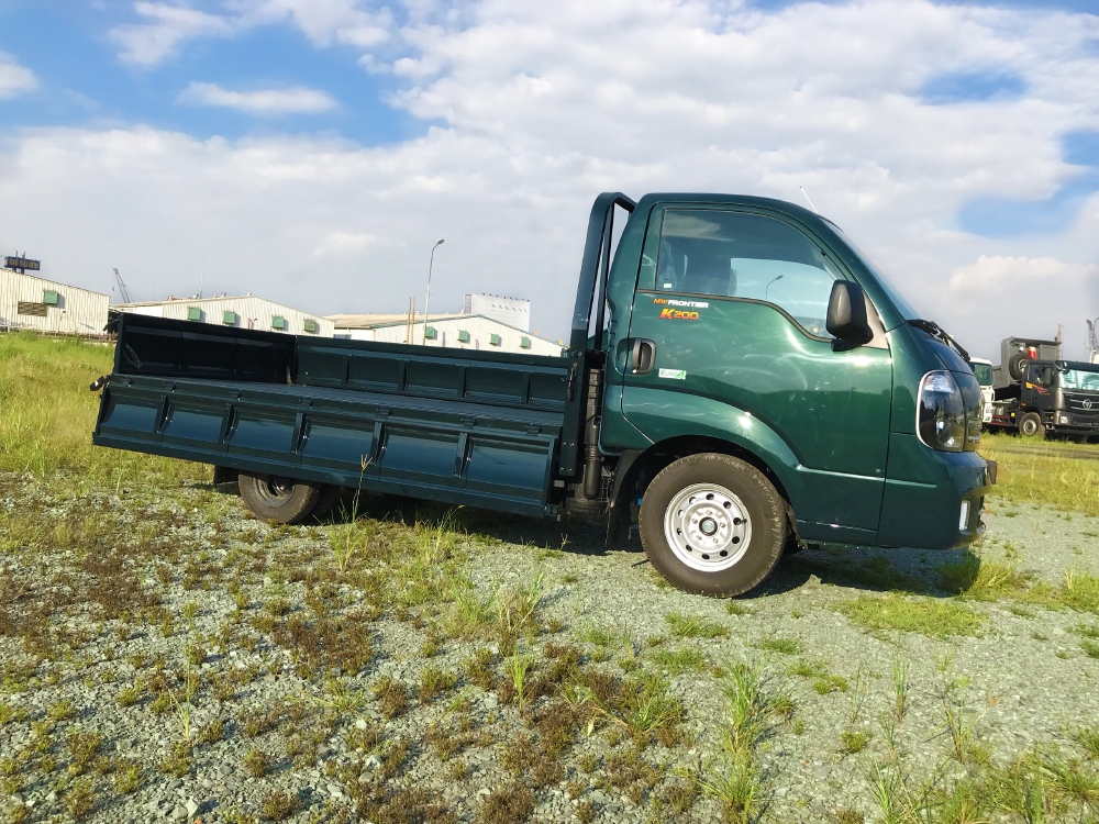 Xe Tải Kia K200 Thùng Lửng 2 tấn Xanh Rêu