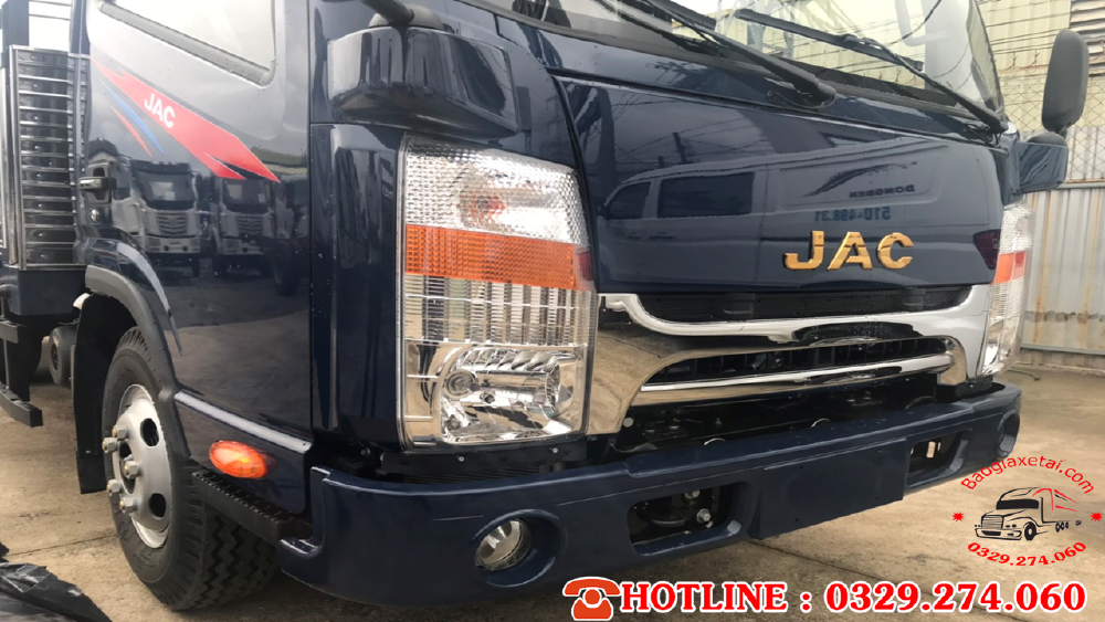 Xe tải 1.9 tấn, Nhãn hiệu JAC thùng dài 4m4, Động cơ isuzul 2.7, Giá cạnh tranh 2019
