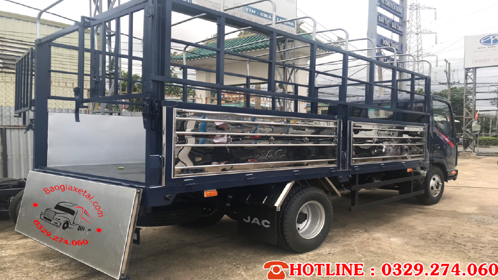 Xe tải 1.9 tấn, Nhãn hiệu JAC thùng dài 4m4, Động cơ isuzul 2.7, Giá cạnh tranh 2019
