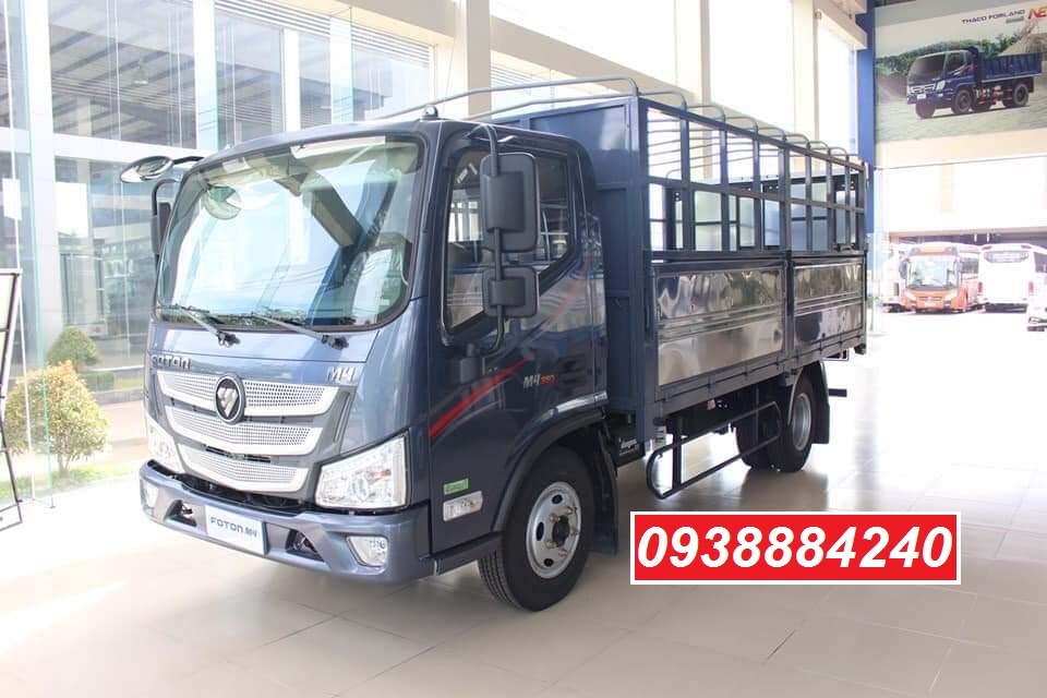 Tặng 50 Triệu khi mua xe tải Thaco 3.5 tấn M4 350.E4 máy Cummin (Mỹ) Long An Tiền Giang Bến Tre