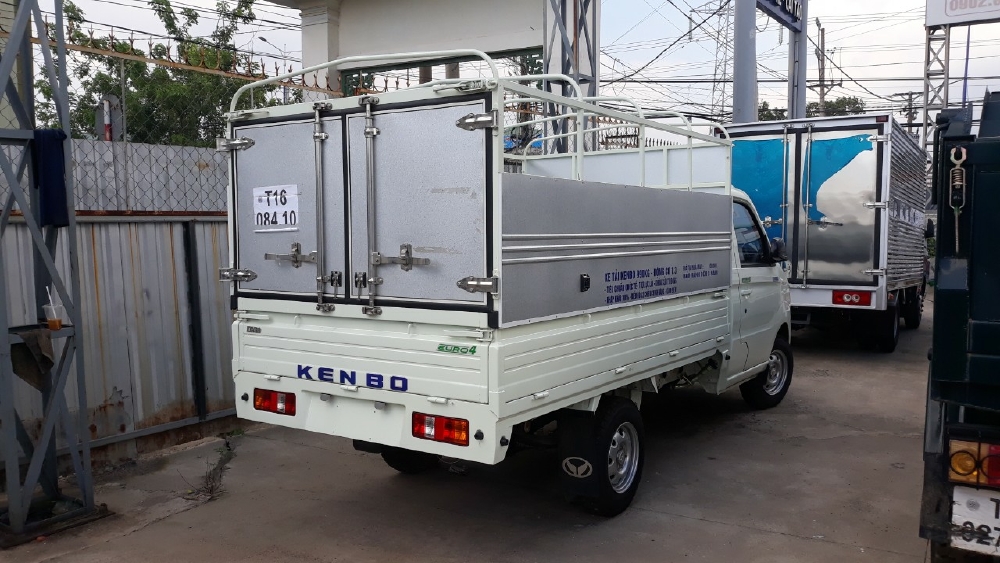 Giá xe tải Kenbo 990kg thùng mui bạt dài 2m6 - Bán xe Kenbo 990kg hỗ trợ vay trả góp 80%