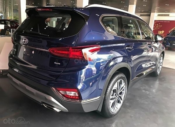 Hyundai Santafe 2019 dầu Premium xanh lam