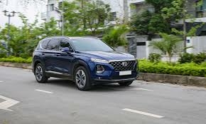 Hyundai Santafe 2019 dầu Premium xanh lam