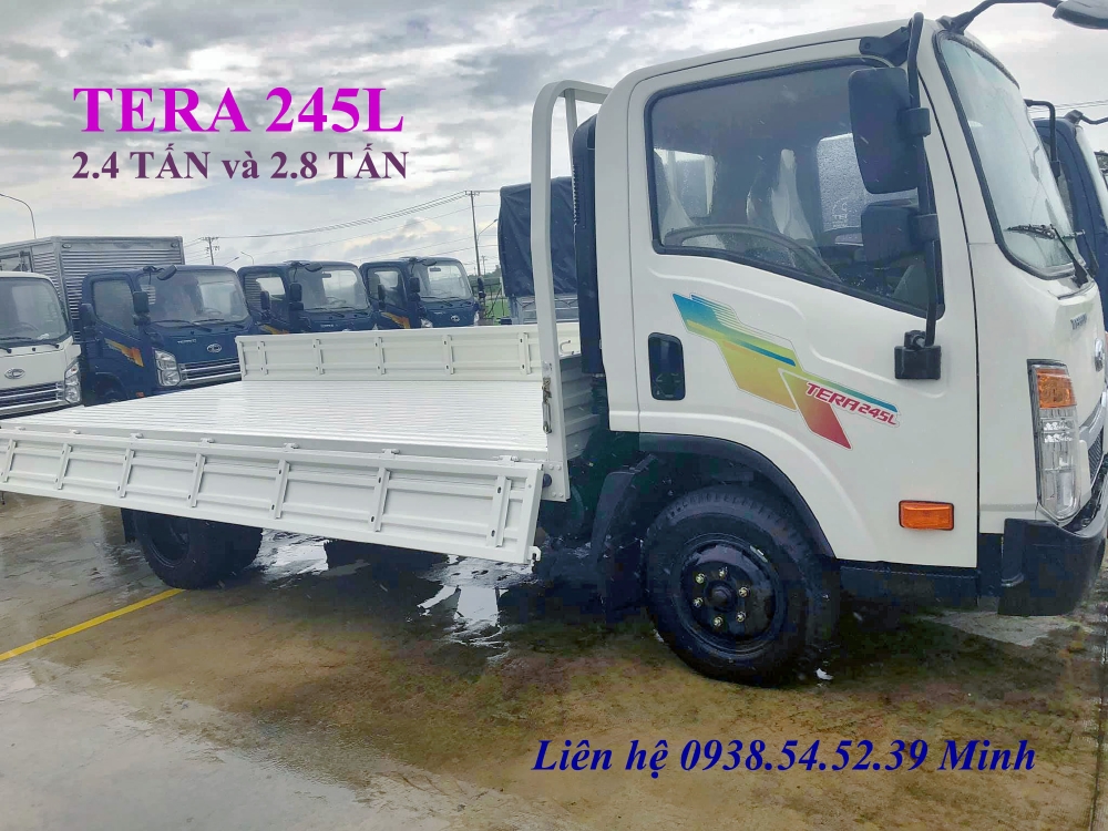 xe tải 2t4 TERA 245L mới 2019 I Teraco 2t8 máy ISUZU thùng dài 4m4 I Daehan 3 tấn
