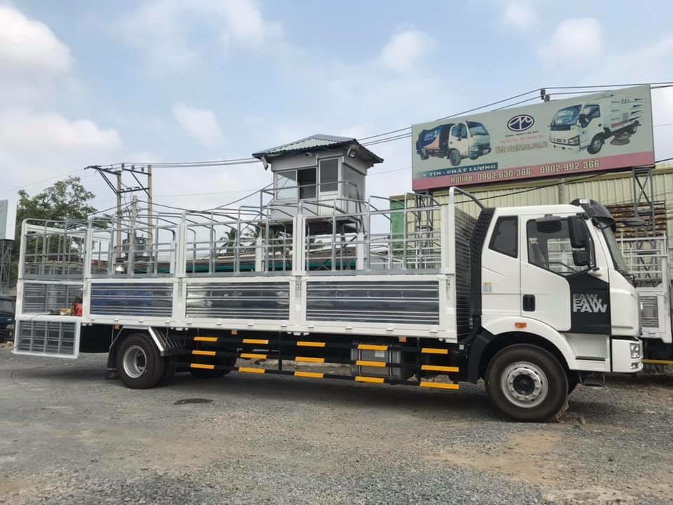 Xe tải 7.2 tấn, Nhãn hiệu Faw thùng 9m7, Chuyên chở hàng cồng kềnh pallet. Giá tốt cạnh tranh 2019