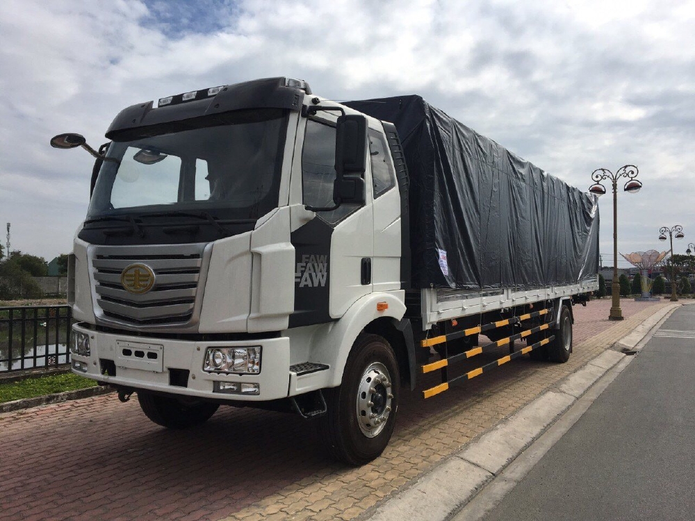 Xe tải 7.2 tấn, Nhãn hiệu Faw thùng 9m7, Chuyên chở hàng cồng kềnh pallet. Giá tốt cạnh tranh 2019