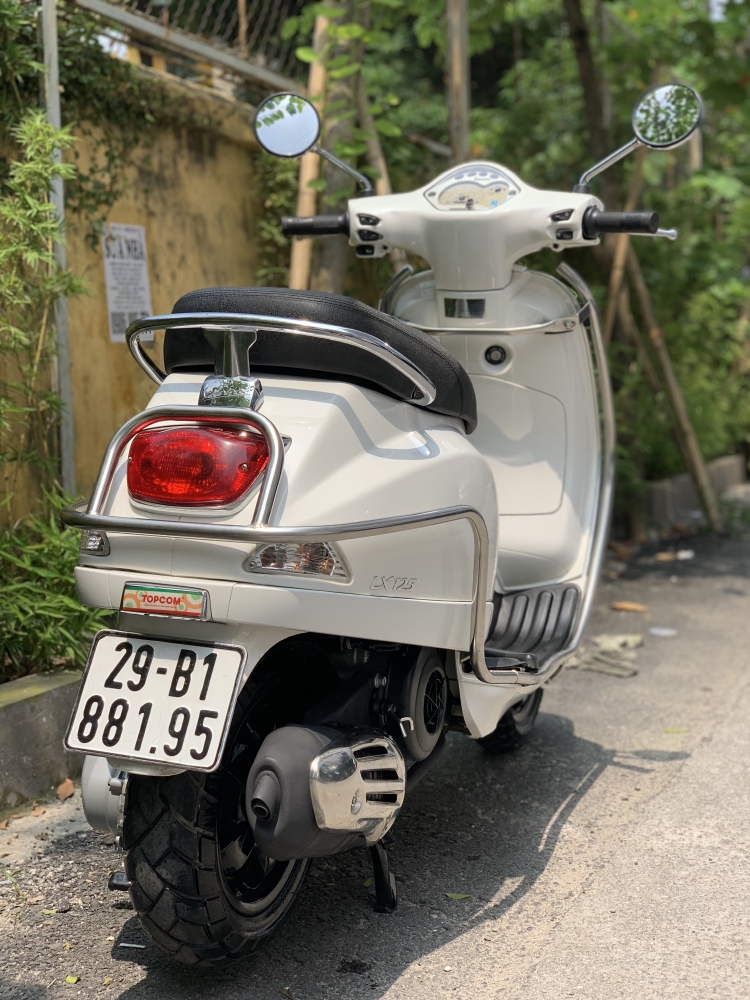 Bán Vespa LX125 ABS iGet 2018 màu Trắng quá đẹp