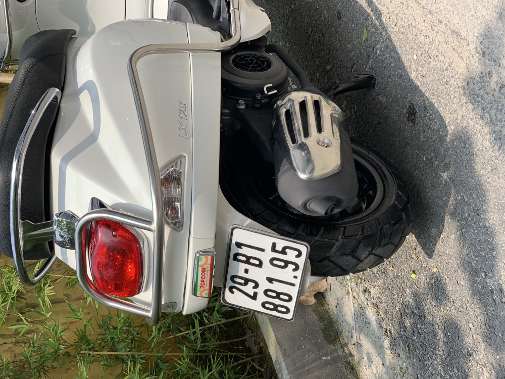 Bán Vespa LX125 ABS iGet 2018 màu Trắng quá đẹp