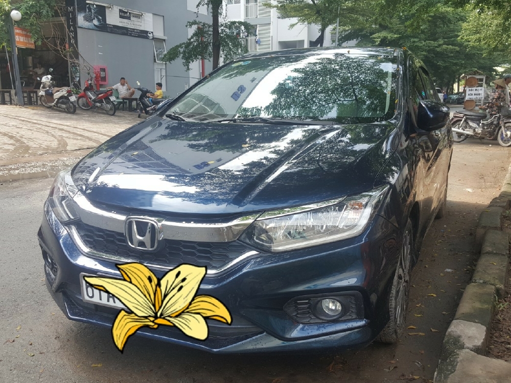 Honda City 1.5AT 2018 CVT xe gia đình màu xanh đá