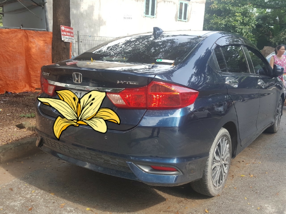Honda City 1.5AT 2018 CVT xe gia đình màu xanh đá