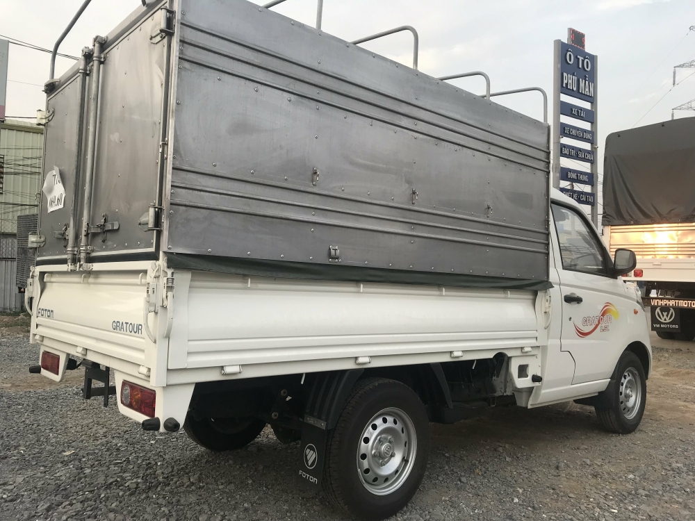 xe tai foton 1 tấn thùng kín 2019 - bán trả góp xe foton giá 190 triệu