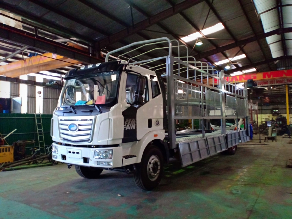Xe tải 8 tấn thùng dài 10 mét - xe Faw 8 tấn nhập khẩu thùng siêu dài
