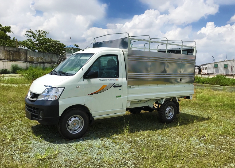 Bán Thaco TOWNER sản xuất 2019, màu trắng, hỗ trợ quay ngân hàng 70%, thủ tục nhanh đơn giản