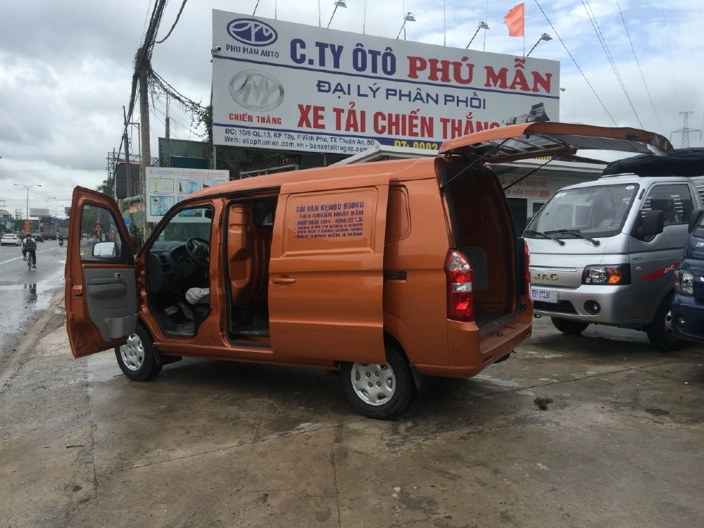 Xe tải Kenbo, tải van 5 chổ và 2 chổ, Không hạn chế giờ trong thành phố. Giá tốt nhất hiện nay