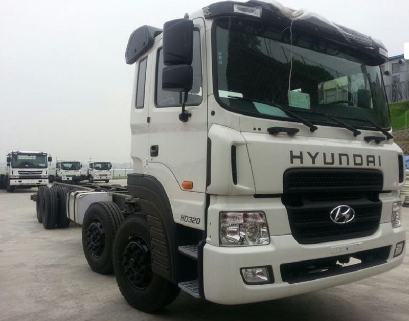 Chassi Xe Tải Nặng Hyundai HD320 - Tải Trọng 19T