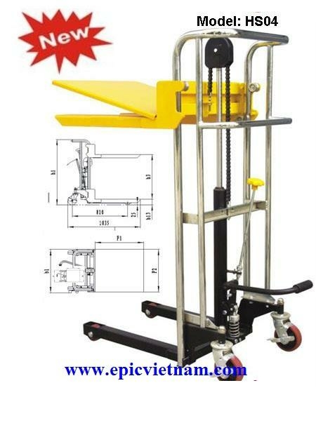 Xe nâng tay cao Mini 400kg