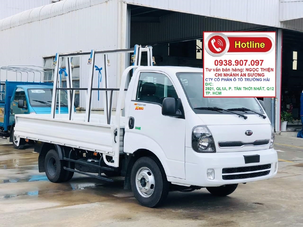 Bán xe tải 2t49 hiệu KIA k250, máy huyndai, thùng dài 3.5m trả góp 70%