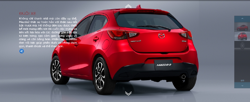 Mazda 2 nhập khẩu Thái Lan tại Phú Yên.