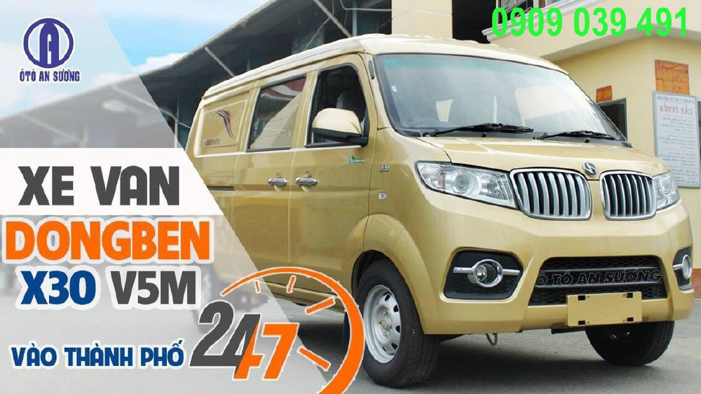 Xe tải Van Dongben 5 chỗ 490kg Trả Trước 30tr Nhận Xe Ngay